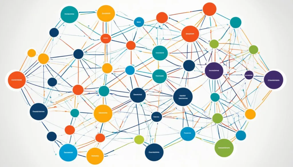 email marketing para pymes. diagrama con globos con estadisticas